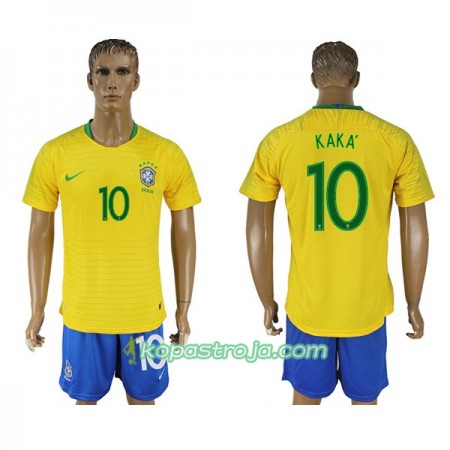Billiga Fotbollströjor Brasilien Kaka 10 VM 2018 Hemma tröja